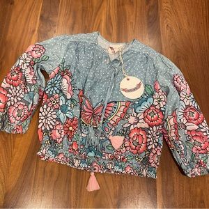 NWT Size 12 PaperWings Peasant Top